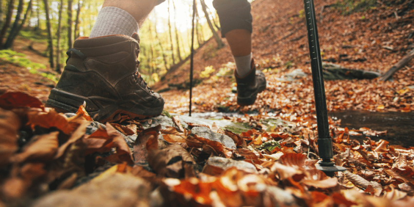 clean hiking boots