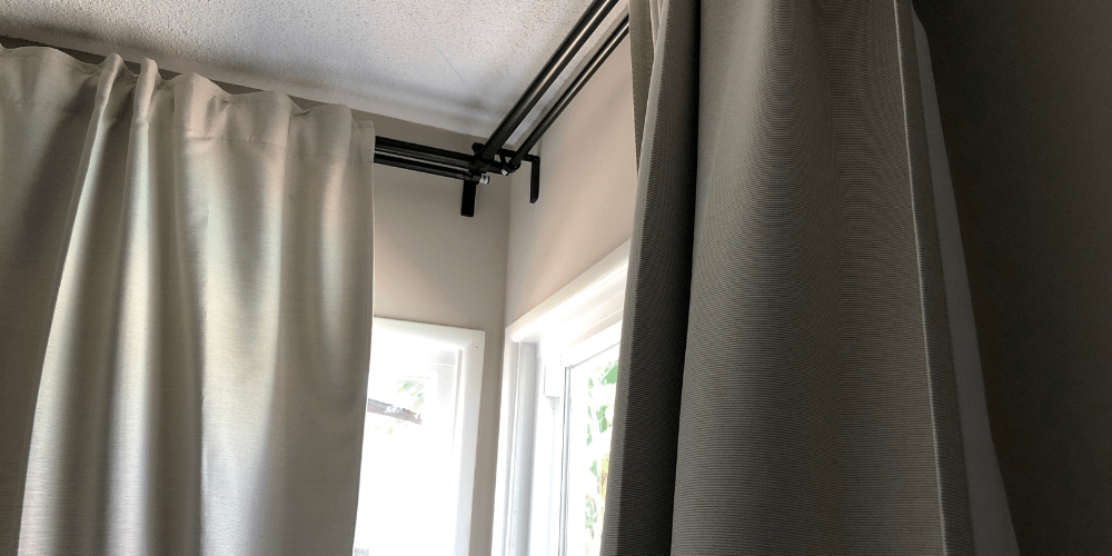 hang curtains without a rod